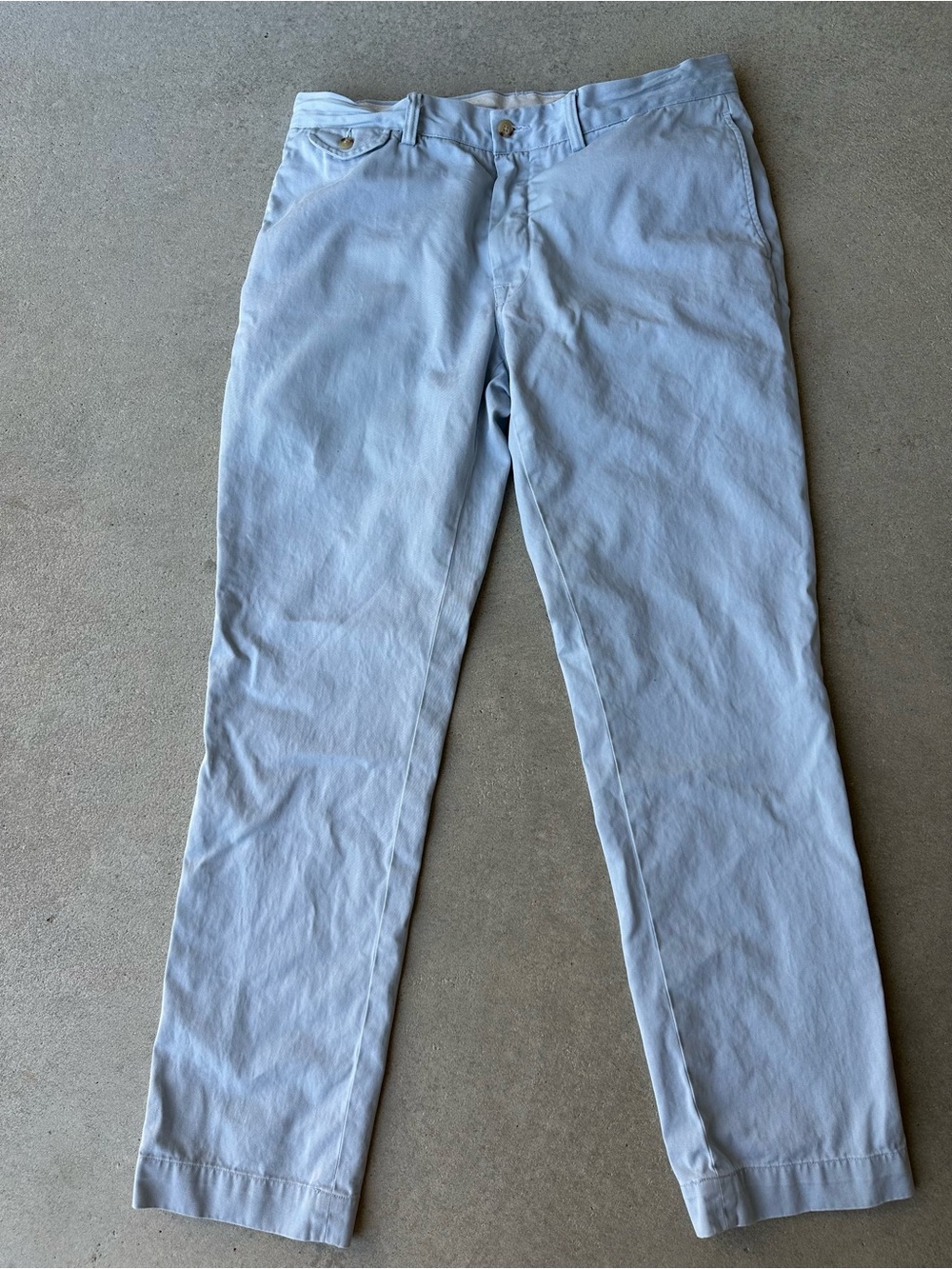 Polo by Ralph Lauren Light Blue Chino Pants 34x32 Straight Fit